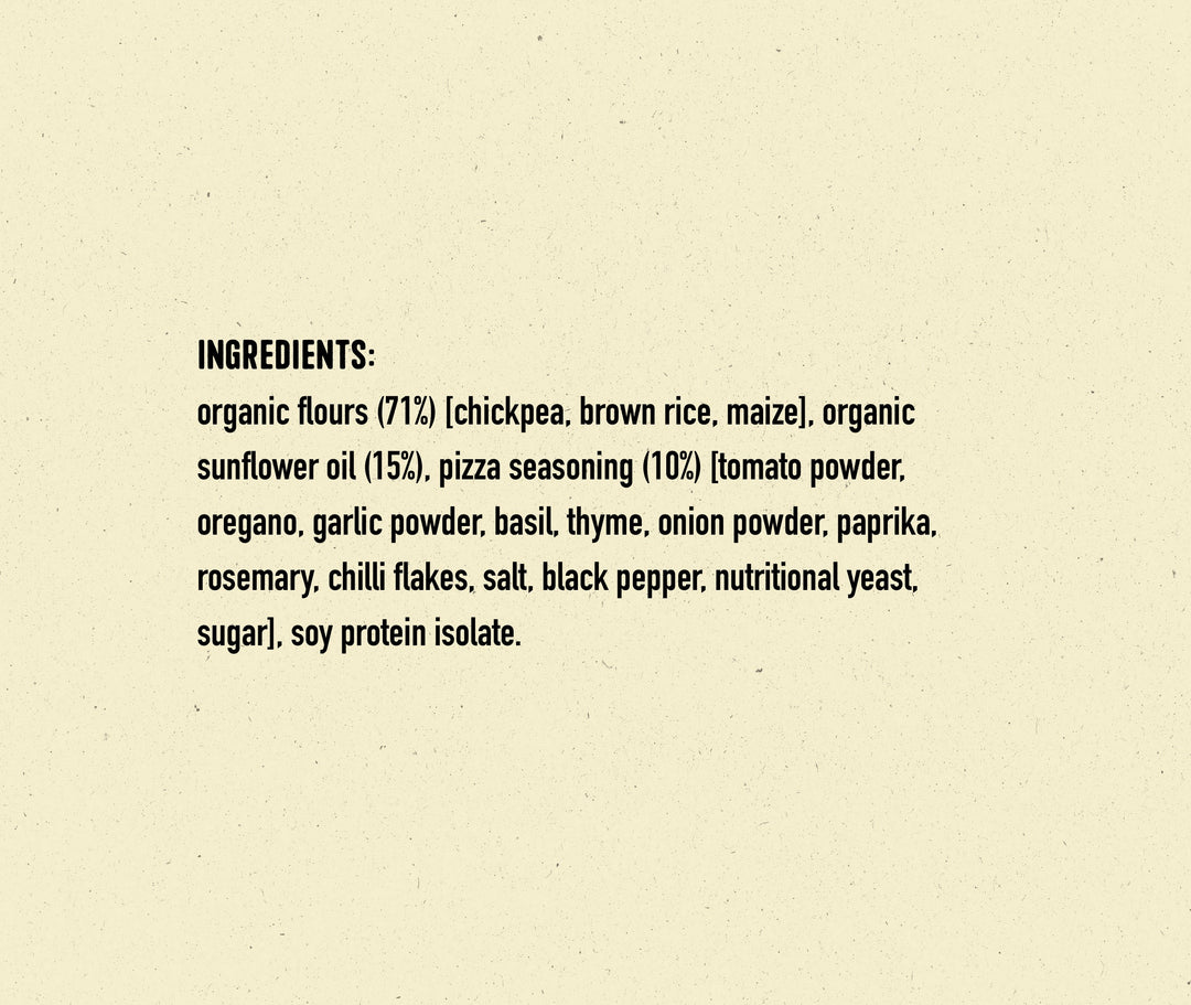 NOURISH ORGANICS NYC Pizza Protein Puffs Mini - Pack of 8 (20G)