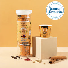 CupJi Kashmiri Kahwa Green Tea 10 Cups Jar