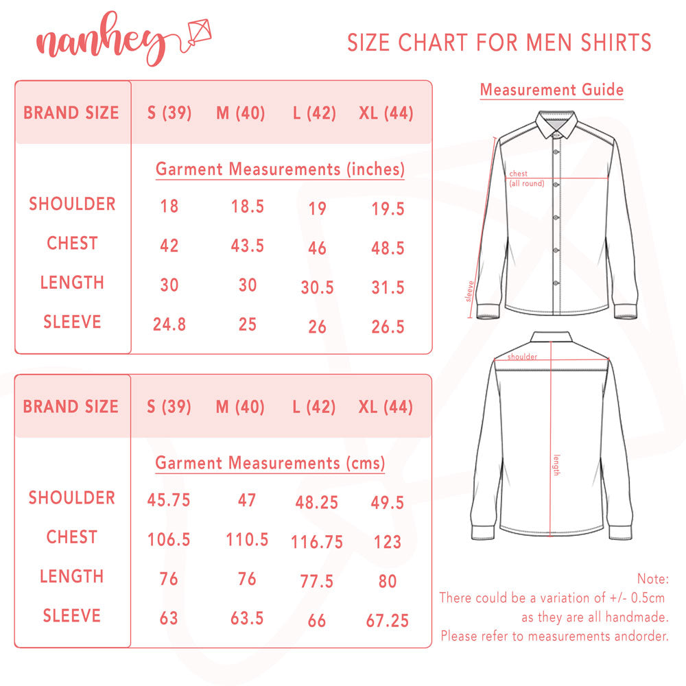 Chess Embroidered Organic Cotton Men Shirt - White