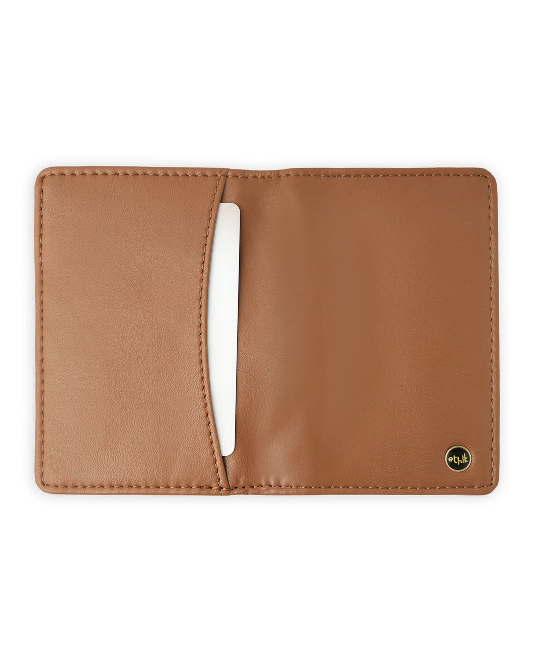 Natura Brown Slim Bifold Wallet