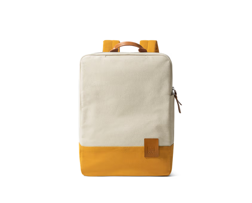 9 to 9 Backpack(Clove,Forest Green,Ivory Clove,Ivory Mustard,Ivory Navy , Ivory Olive,Mustard,Navy)