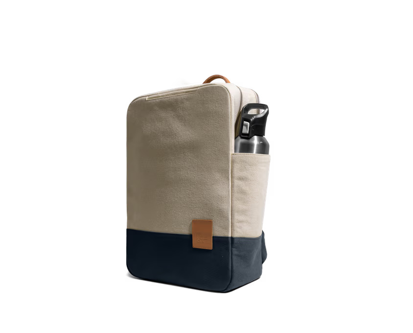 9 to 9 Backpack(Clove,Forest Green,Ivory Clove,Ivory Mustard,Ivory Navy , Ivory Olive,Mustard,Navy)