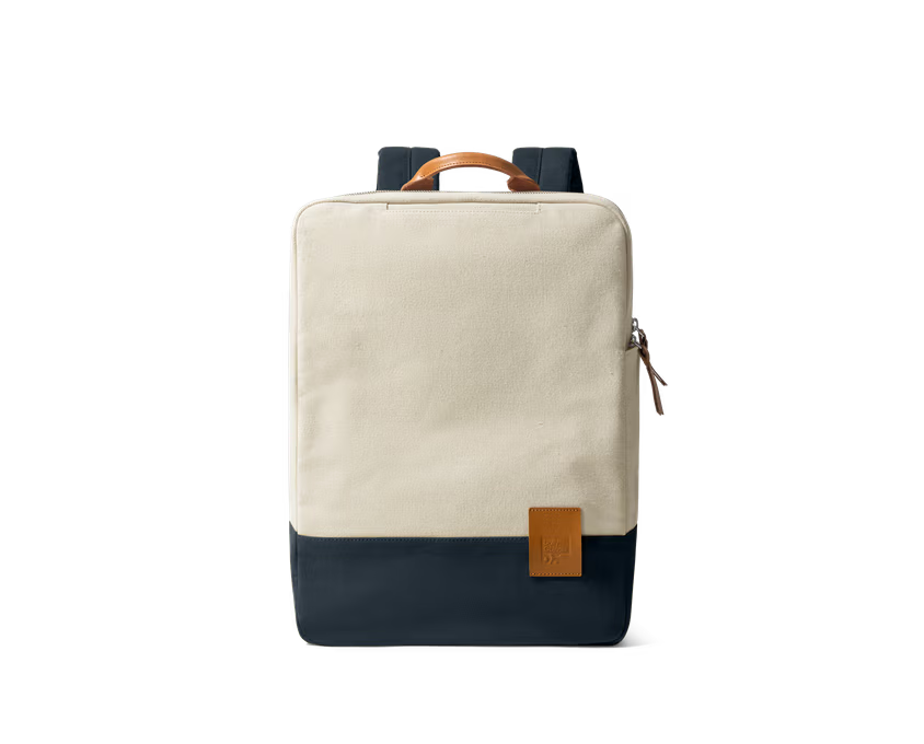 9 to 9 Backpack(Clove,Forest Green,Ivory Clove,Ivory Mustard,Ivory Navy , Ivory Olive,Mustard,Navy)