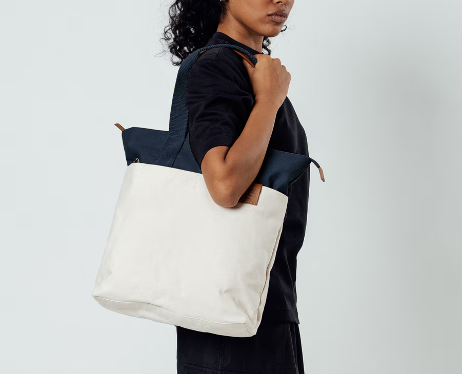 All Time Tote(Clove,Ivory Clove,Ivory Mustard,Ivory Navy,Ivory Olive,Navy)