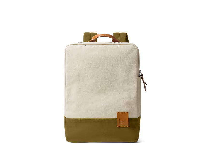 9 to 9 Backpack(Clove,Forest Green,Ivory Clove,Ivory Mustard,Ivory Navy , Ivory Olive,Mustard,Navy)