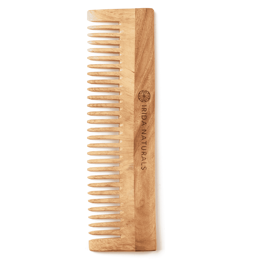 Irida Naturals Neem Wood Combs