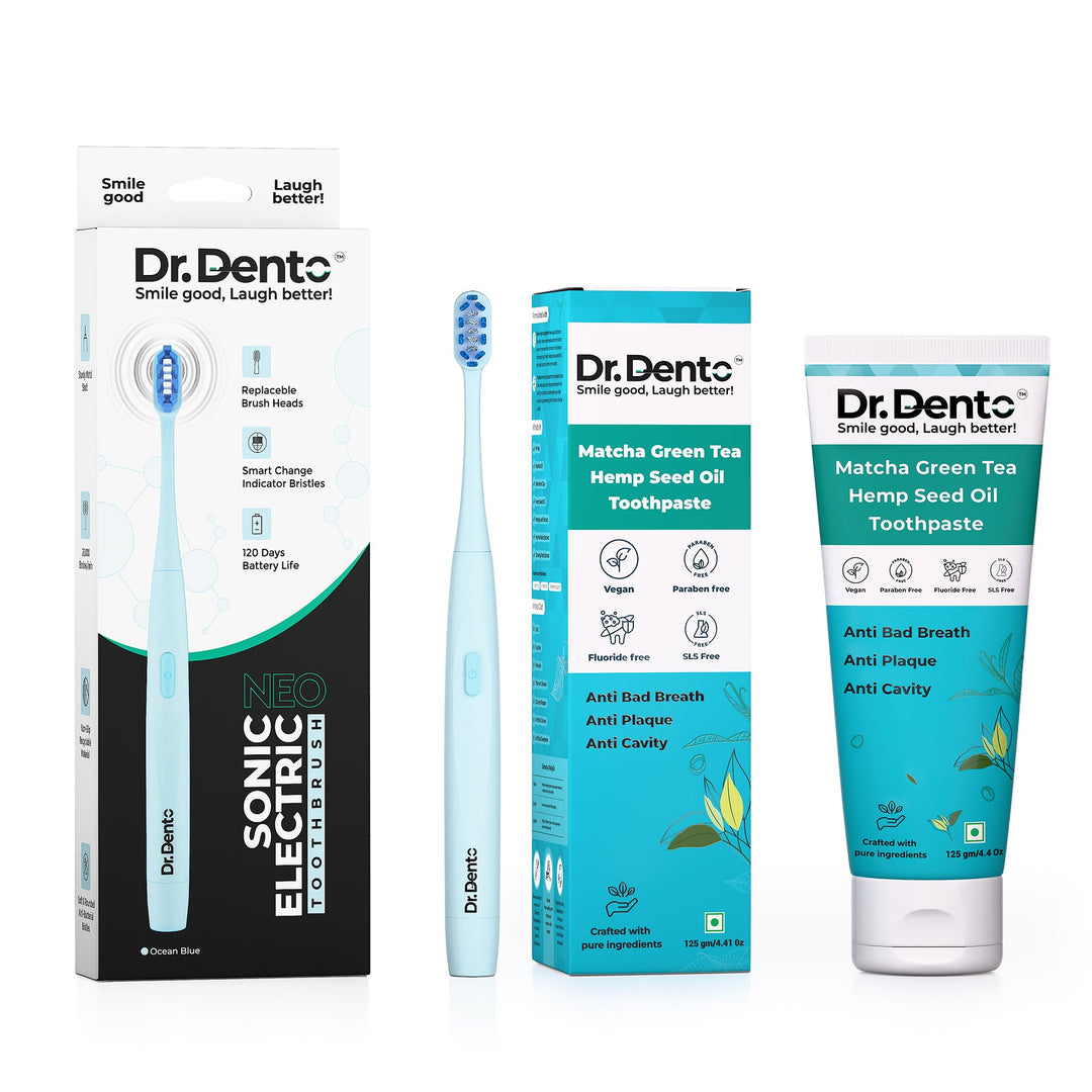 Dr. Dento Morning Essential Duo  (Neo Toothbrush & Toothpaste)