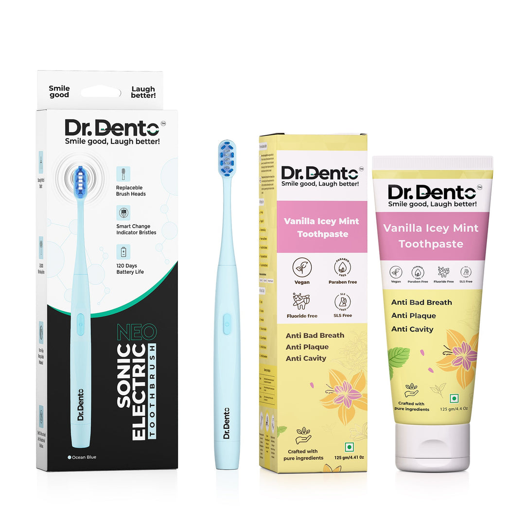 Dr. Dento Morning Essential Duo  (Neo Toothbrush & Toothpaste)