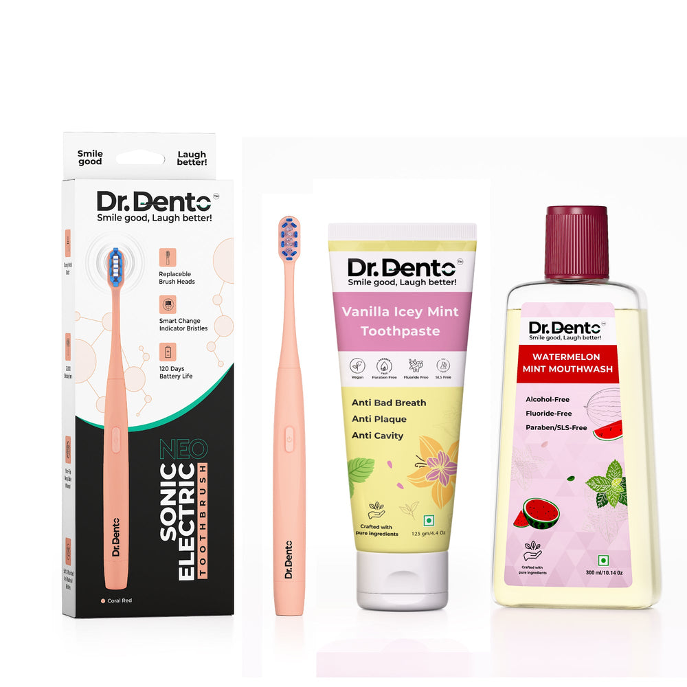 Dr. Dento Daily Must Haves (Neo Toothbrush ,Toothpaste & Mouthwash)