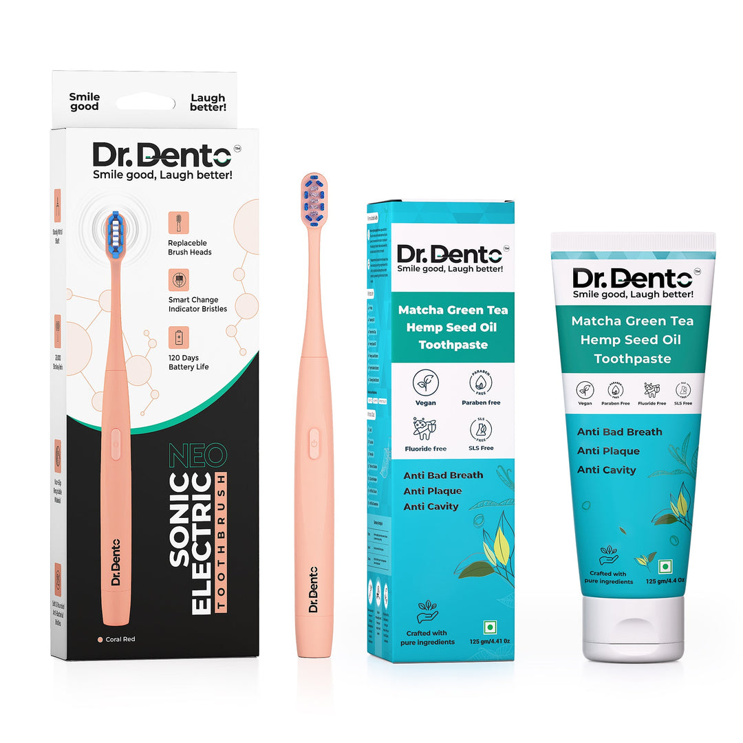 Dr. Dento Morning Essential Duo  (Neo Toothbrush & Toothpaste)