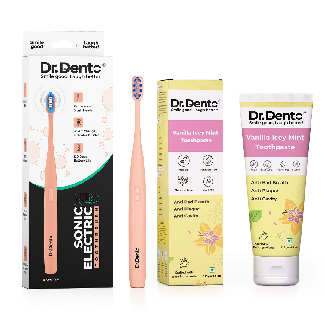 Dr. Dento Morning Essential Duo  (Neo Toothbrush & Toothpaste)