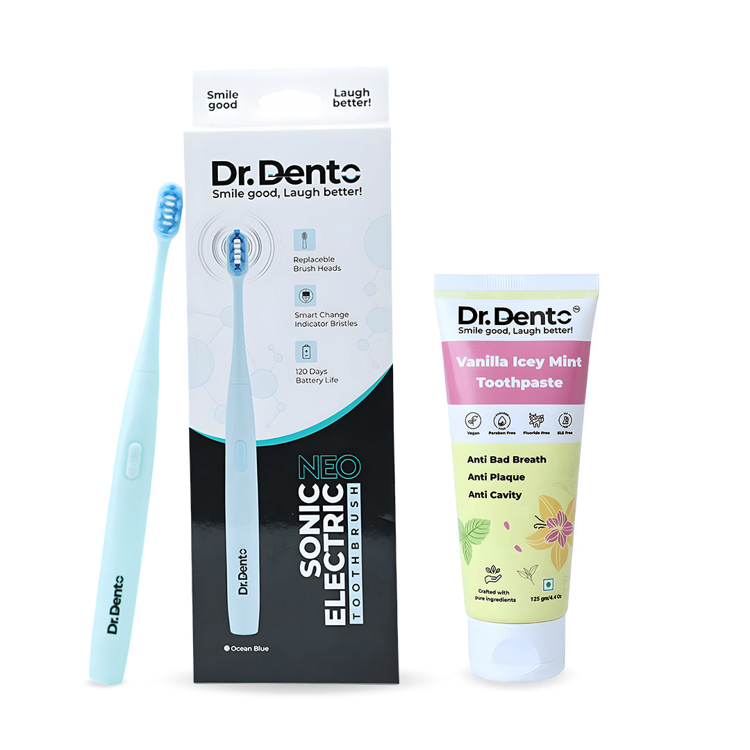 Dr. Dento Morning Essential Duo  (Neo Toothbrush & Toothpaste)