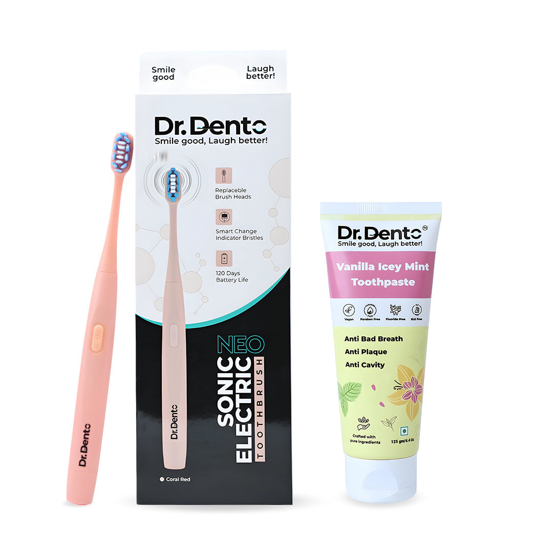 Dr. Dento Morning Essential Duo  (Neo Toothbrush & Toothpaste)