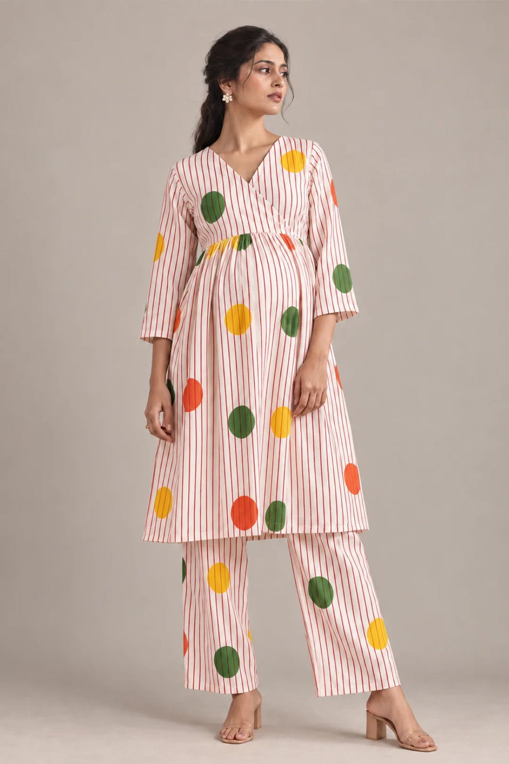 Aabha Maternity Feeding Co-ord Set