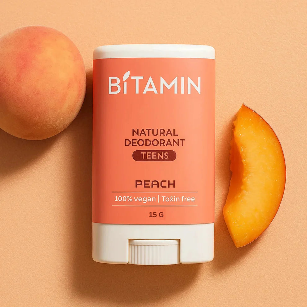 Bitamin Peach Teens Natural Deodorant