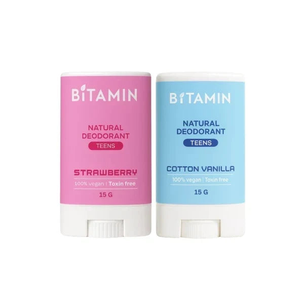 Bitamin Strawberry + Cotton Vanilla Teens Roll-On 15g