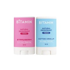 Bitamin Strawberry + Cotton Vanilla Teens Roll-On 15g