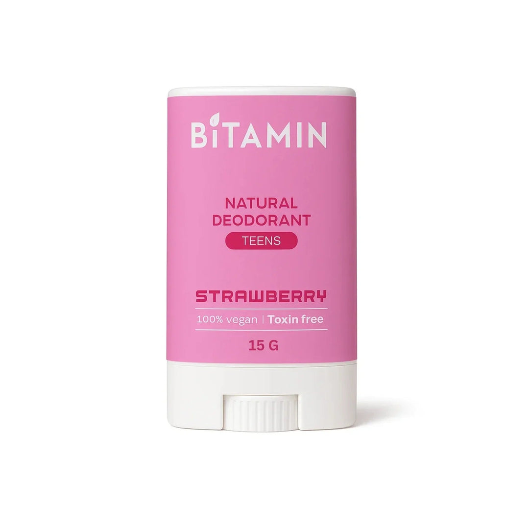 Bitamin Strawberry Teens Natural Deodorant - 15 g
