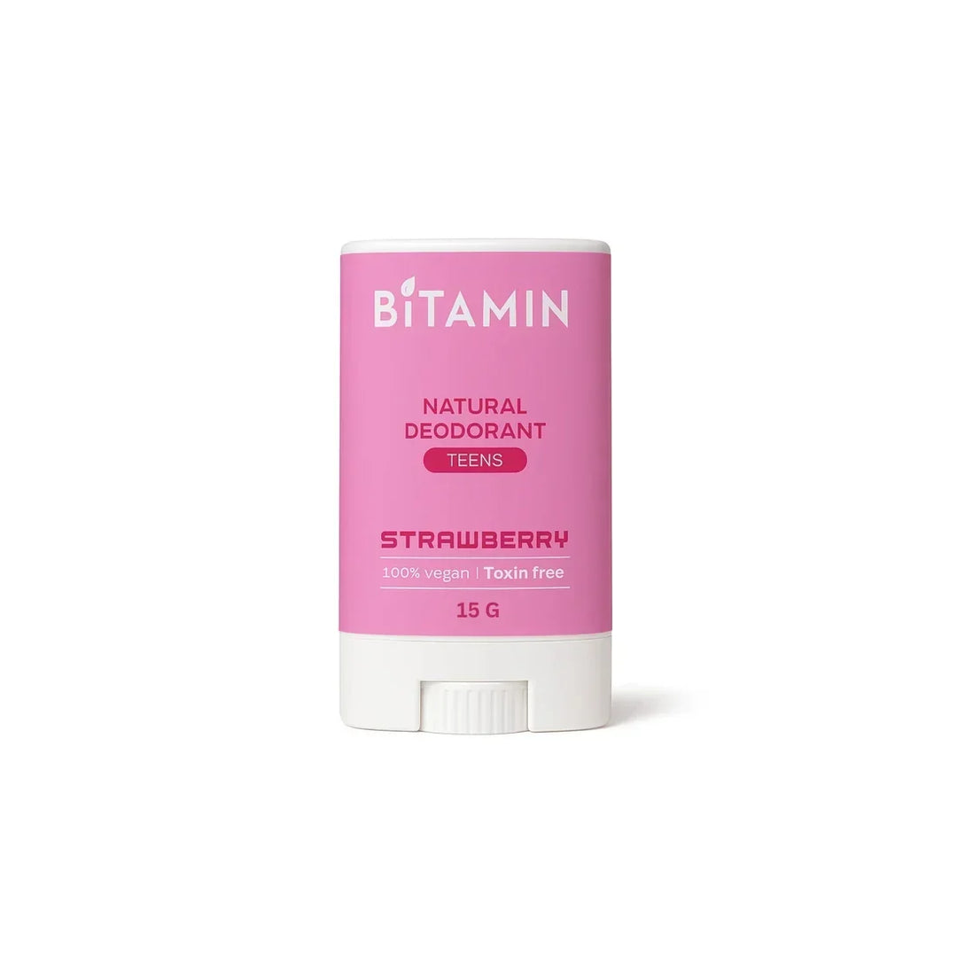 Bitamin Strawberry Teens Natural Deodorant - 15 g