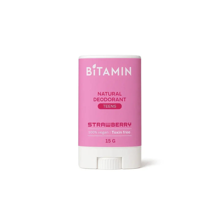 Bitamin Strawberry Teens Natural Deodorant - 15 g