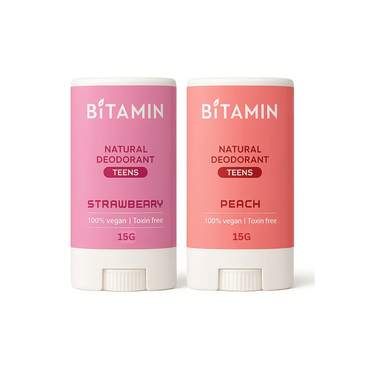 Bitamin Strawberry + Peach Roll-On Stick 15g