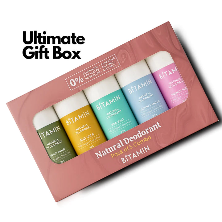 Bitamin Ultimate Natural Deodorant Gift Box - 30 Grams Each