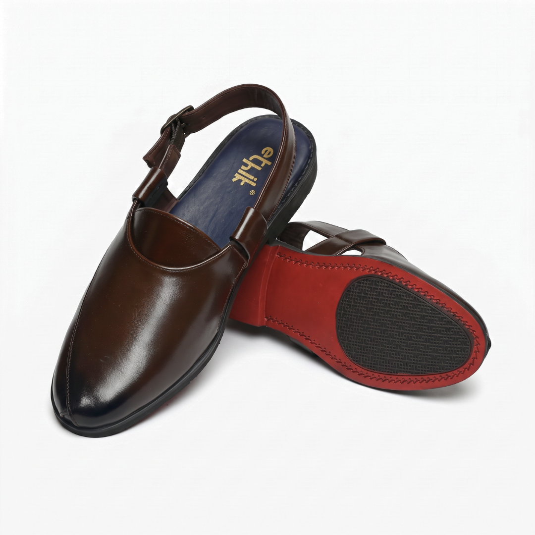 Utsav Brown Peshawari Sandal