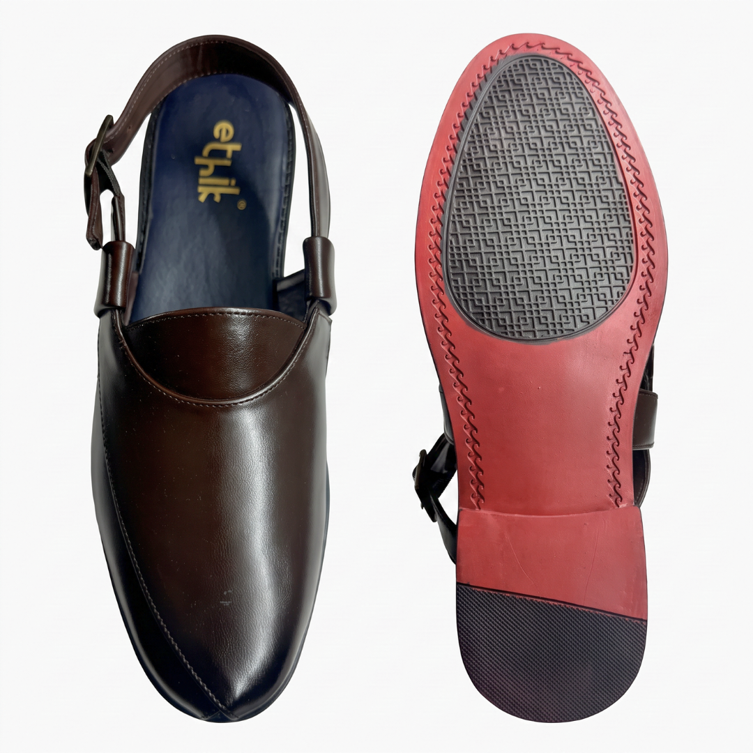 Utsav Brown Peshawari Sandal