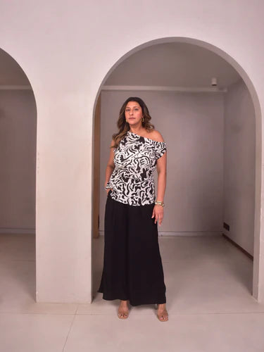 WhySoBlue Nia Ruched Top