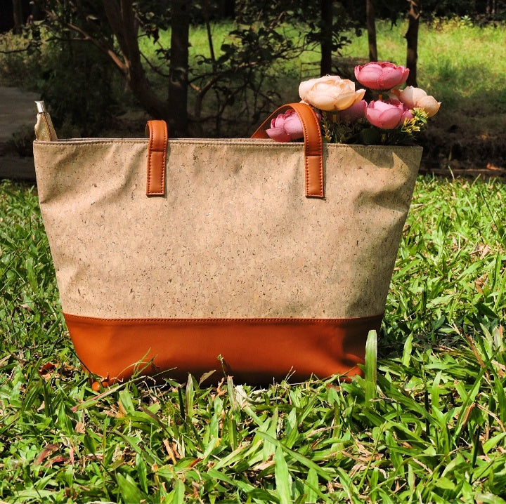 Verde Nisa Cork Tote Bag