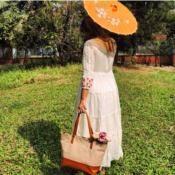 Verde Nisa Cork Tote Bag