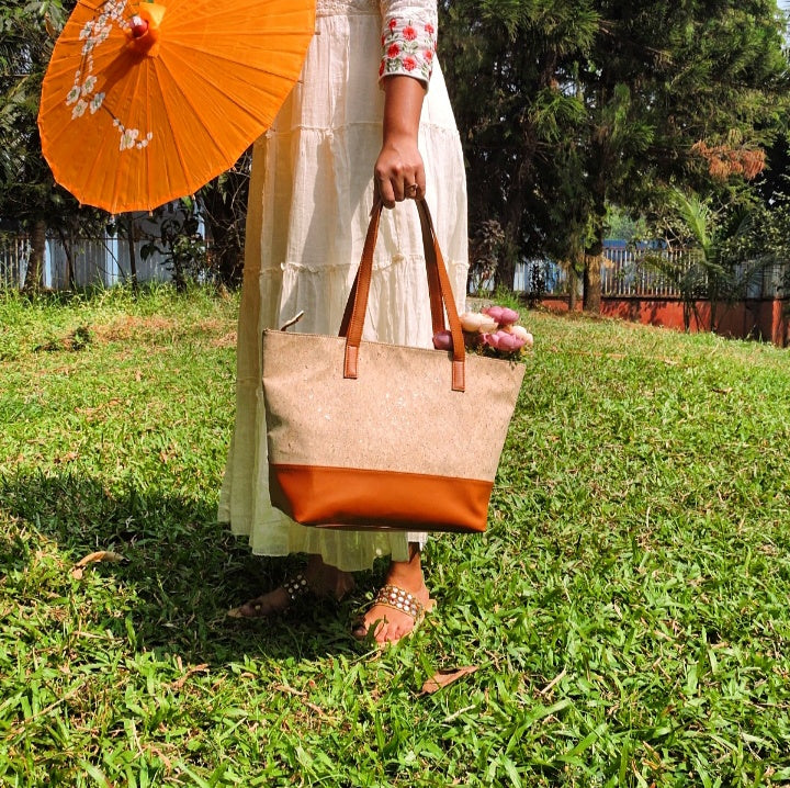Verde Nisa Cork Tote Bag