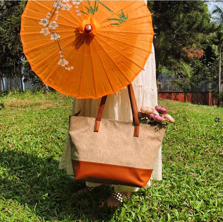 Verde Nisa Cork Tote Bag