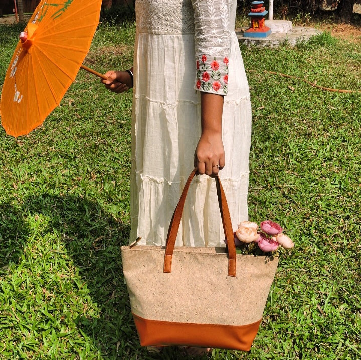 Verde Nisa Cork Tote Bag