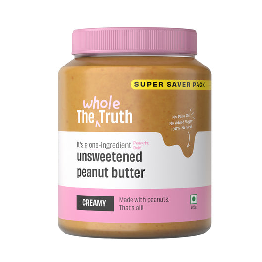 Unsweetened Peanut Butter - Creamy