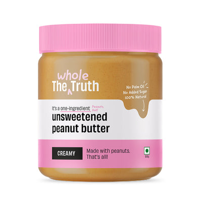 Unsweetened Peanut Butter - Creamy