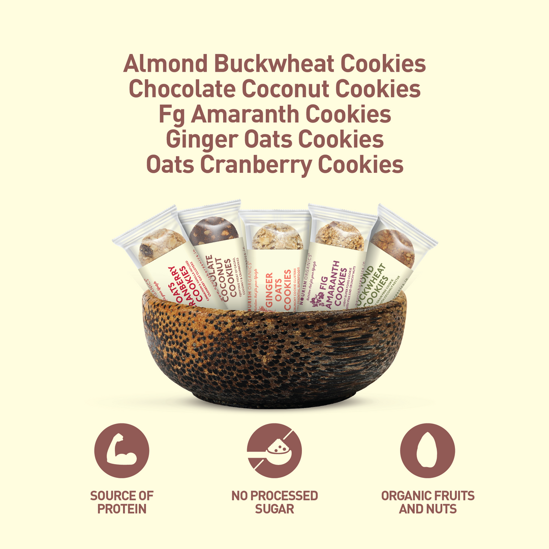 NOURISH ORGANICS Variety Cookies Pack