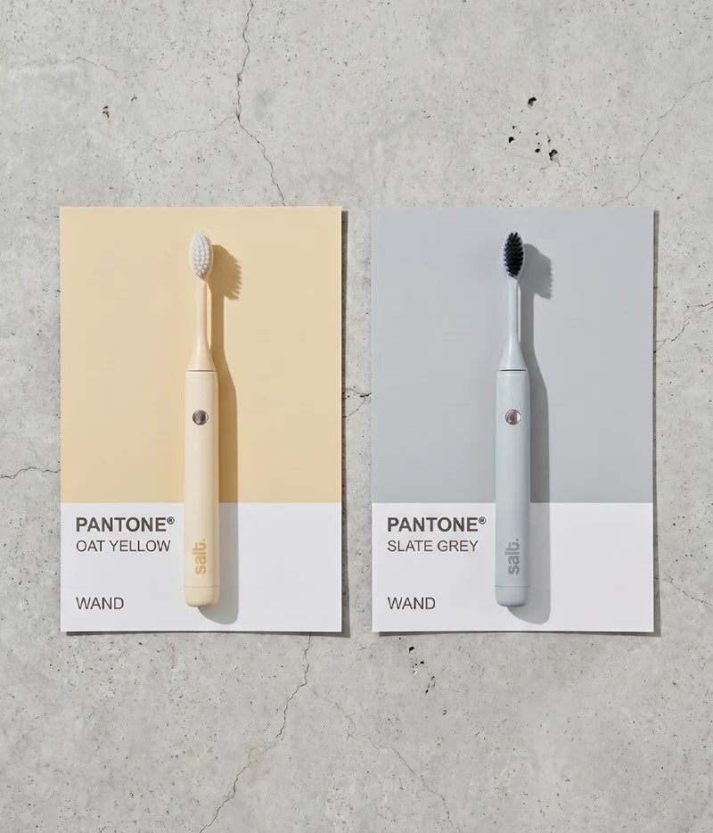 Salt Oral Care Wand Sonic Electric Toothbrush - Oat Yellow