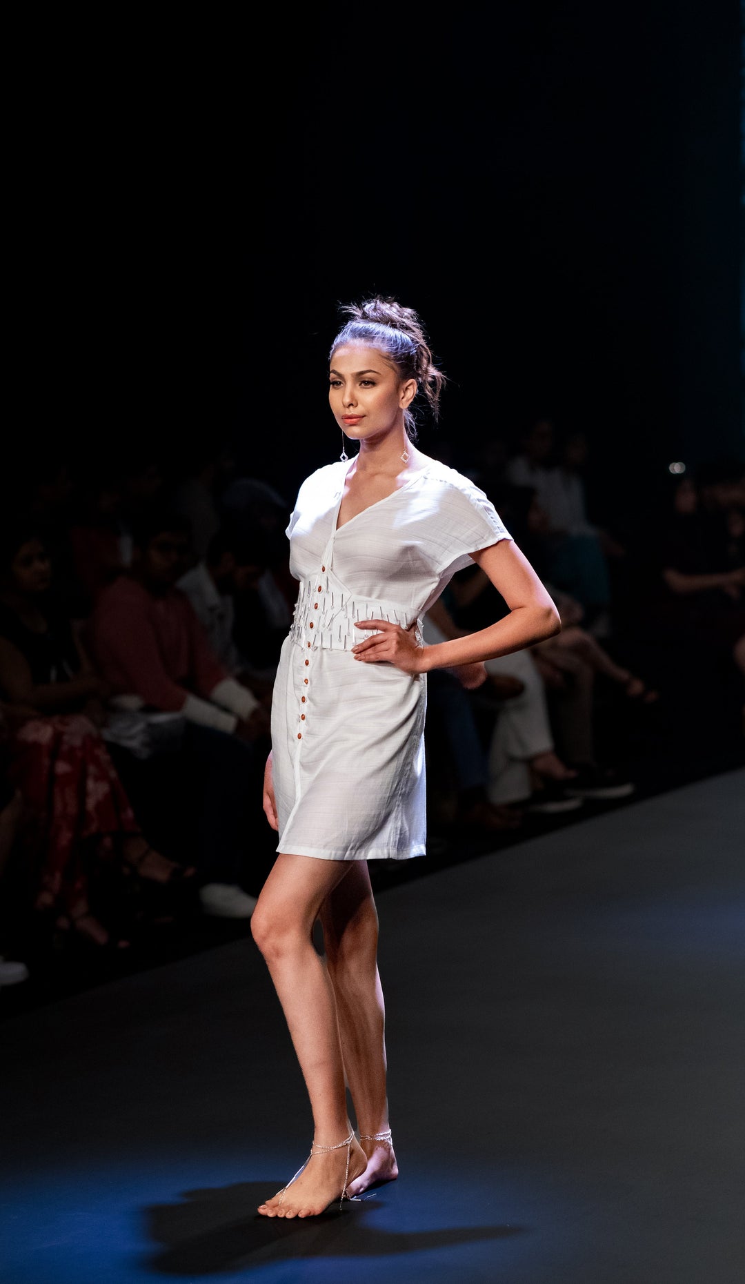 Jhultaru By Deesha The White Starstruck Dress