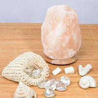 ONEarth Natural Rock Himalayan Salt Lamp | Pink Himalayan Salt