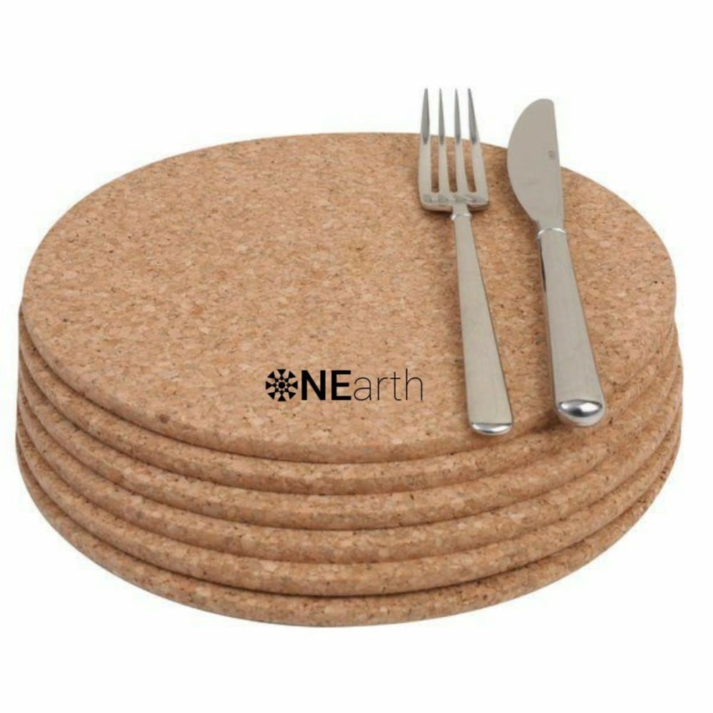 ONEarth Heat Resistant Cork Trivets Pack of 2