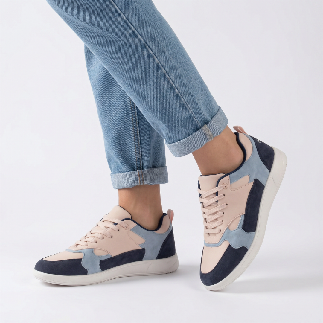 Offcode Ice Blue Suede Sneakers