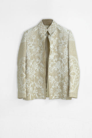 Adam Leaves oak - Woman Linen jacket