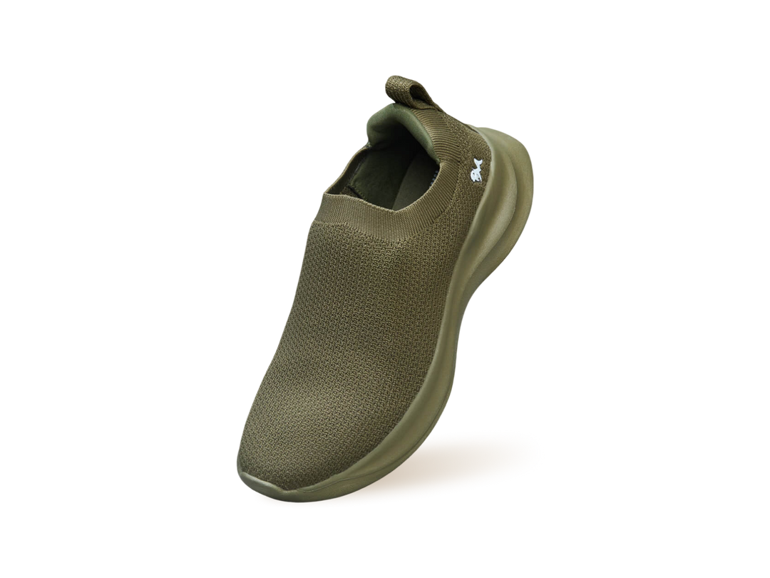Cloud Flex Slip Ons : Olive