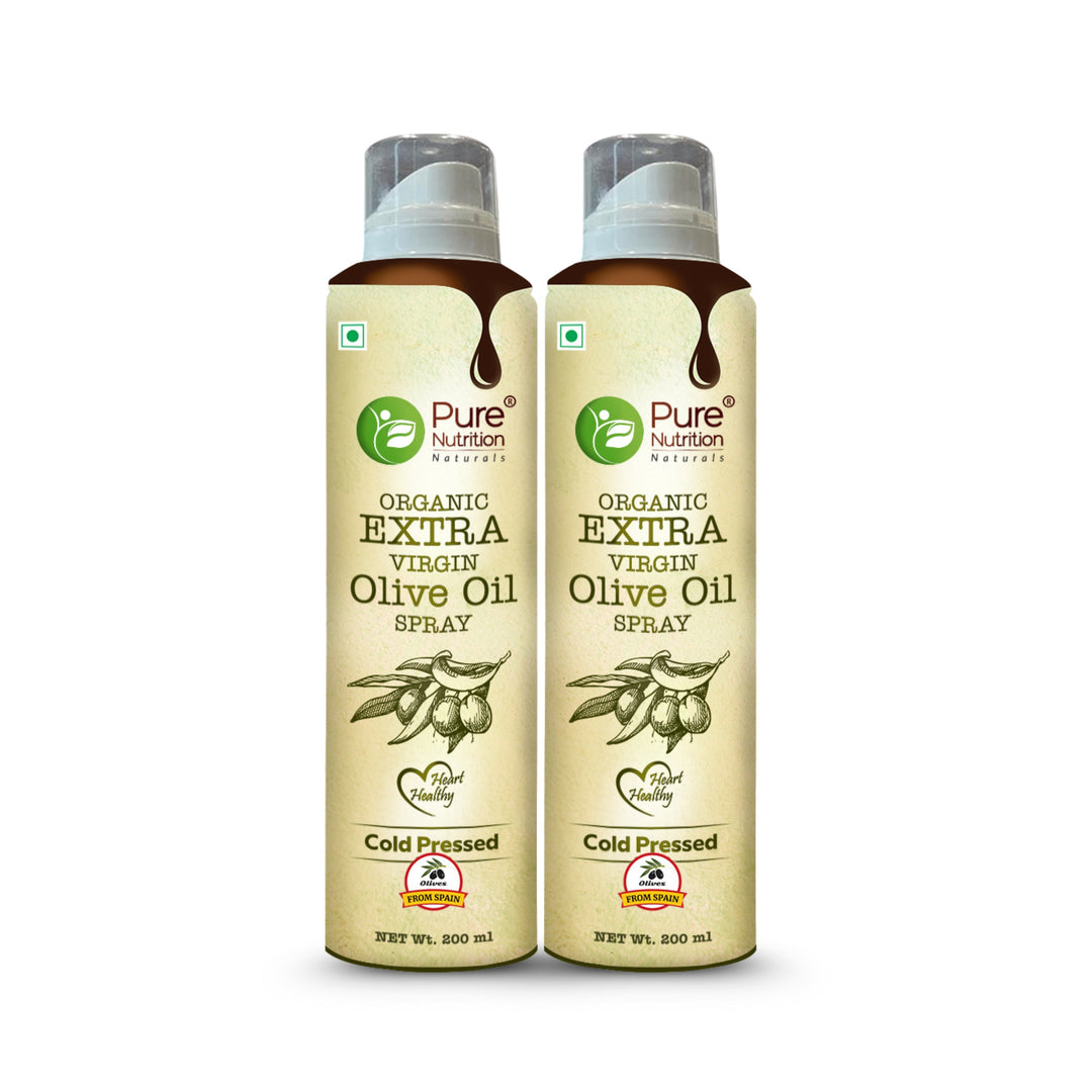 Olive Oil Cooking Spray 200ml | 100% Organic, Extra Virgin, Cold Pressed | Ideal for Cooking, Baking, Dressing, and Massage