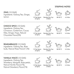 Celesté Oolong Tea Selection (Pack of 4) - 40 grams