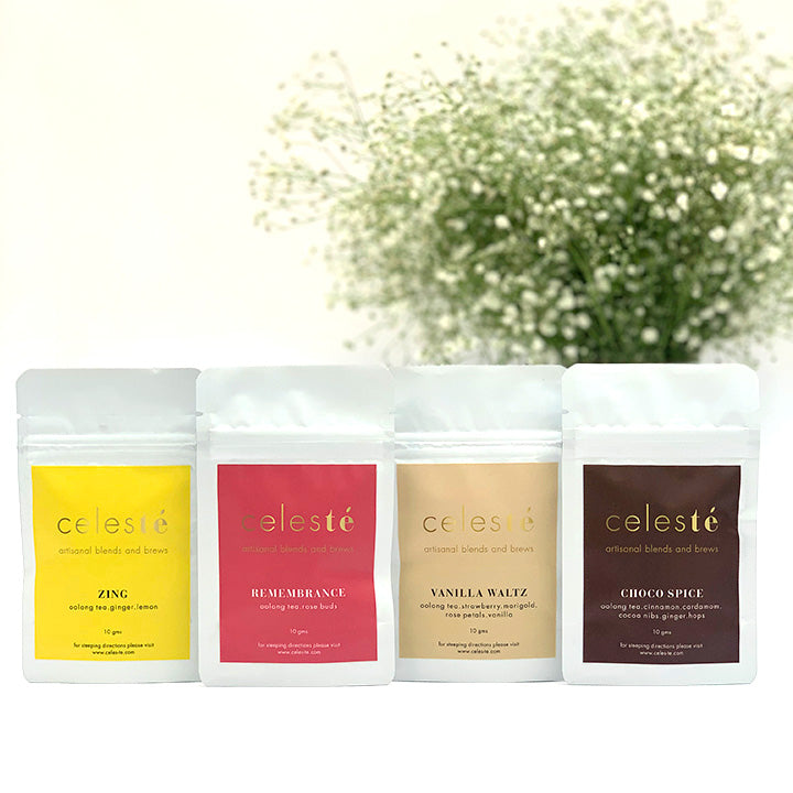 Celesté Oolong Tea Selection (Pack of 4) - 40 grams