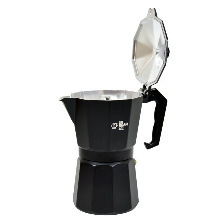 The Bean Co Roasters Classic Moka Pot | Aluminium | Stovetop | Espresso Coffee Maker