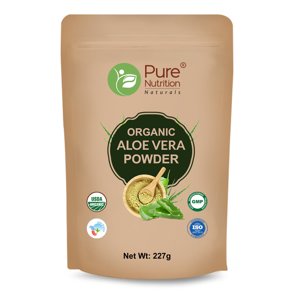Organic Aloe Vera Powder – 227g | Skin Health, Digestion & Hydration