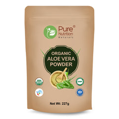 Pure Nutrition Organic Aloe Vera Powder - 227g | For Skin Health, Digestion & Hydration